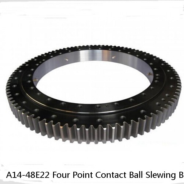 A14-48E22 Four Point Contact Ball Slewing Bearing With External Gear